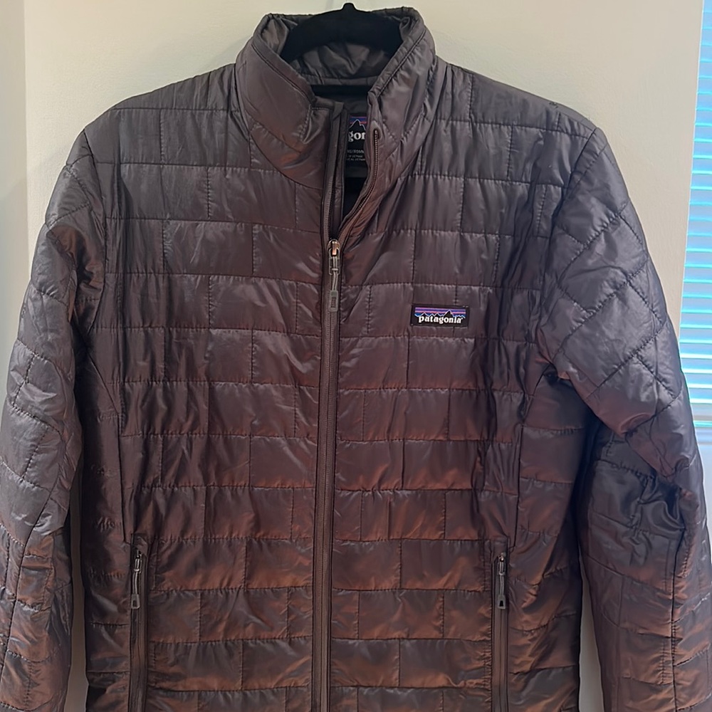 Patagonia quilted down jacket